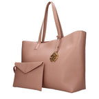 Pink Leather Shoulder Bag