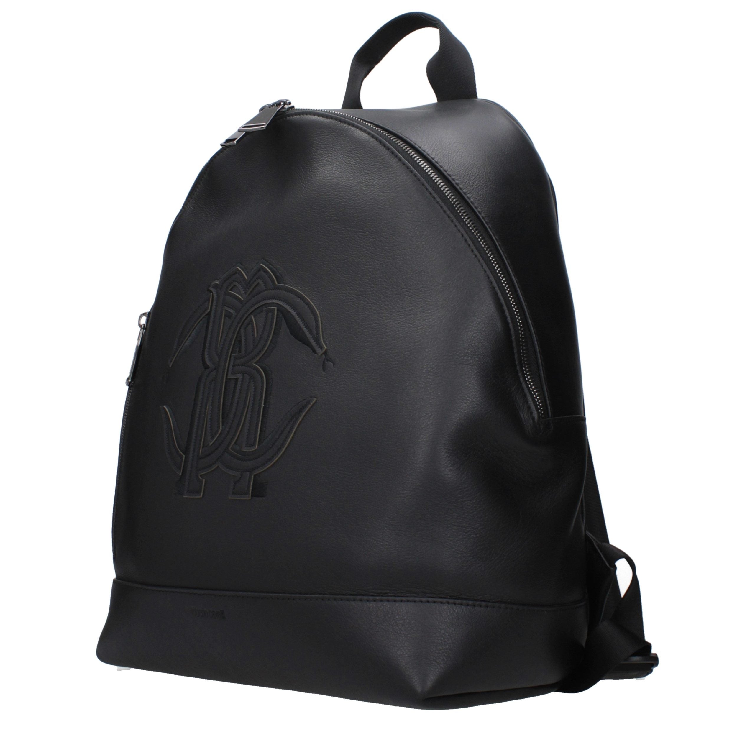 Black Leather Backpack