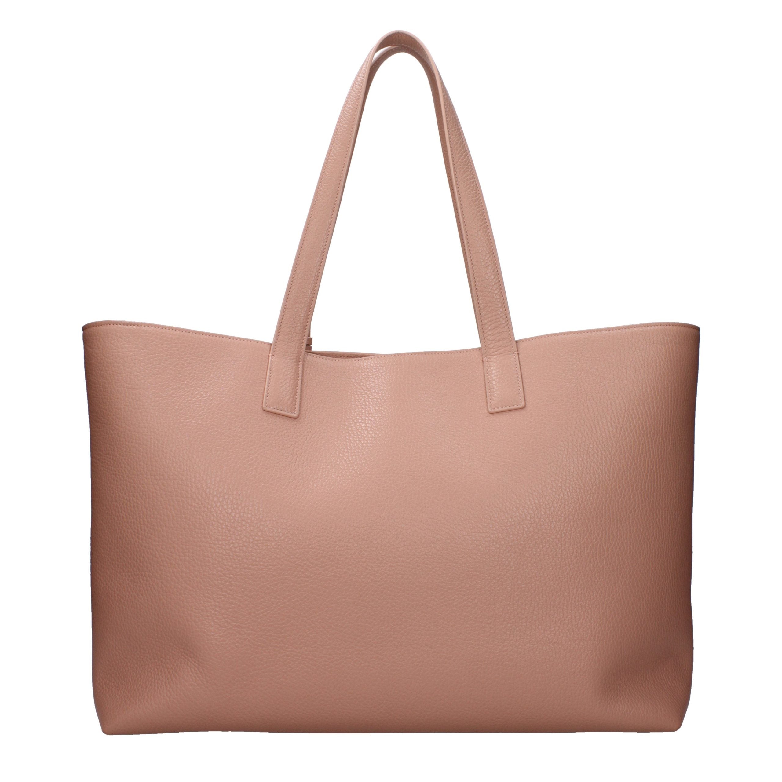 Pink Leather Shoulder Bag