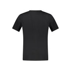 Black Cotton Men T-Shirt