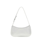 White Calf Leather Bos Taurus Shoulder Bag