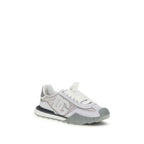 Gray Calf Leather Bos Taurus Athletic Sneakers