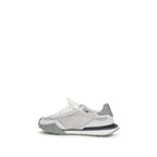 Gray Calf Leather Bos Taurus Athletic Sneakers