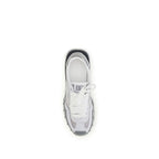 Gray Calf Leather Bos Taurus Athletic Sneakers