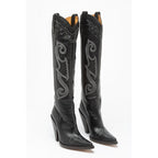 Multicolor Calfskin High Heel Boots