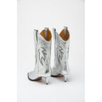 Multicolor Viscose High Heel Boots