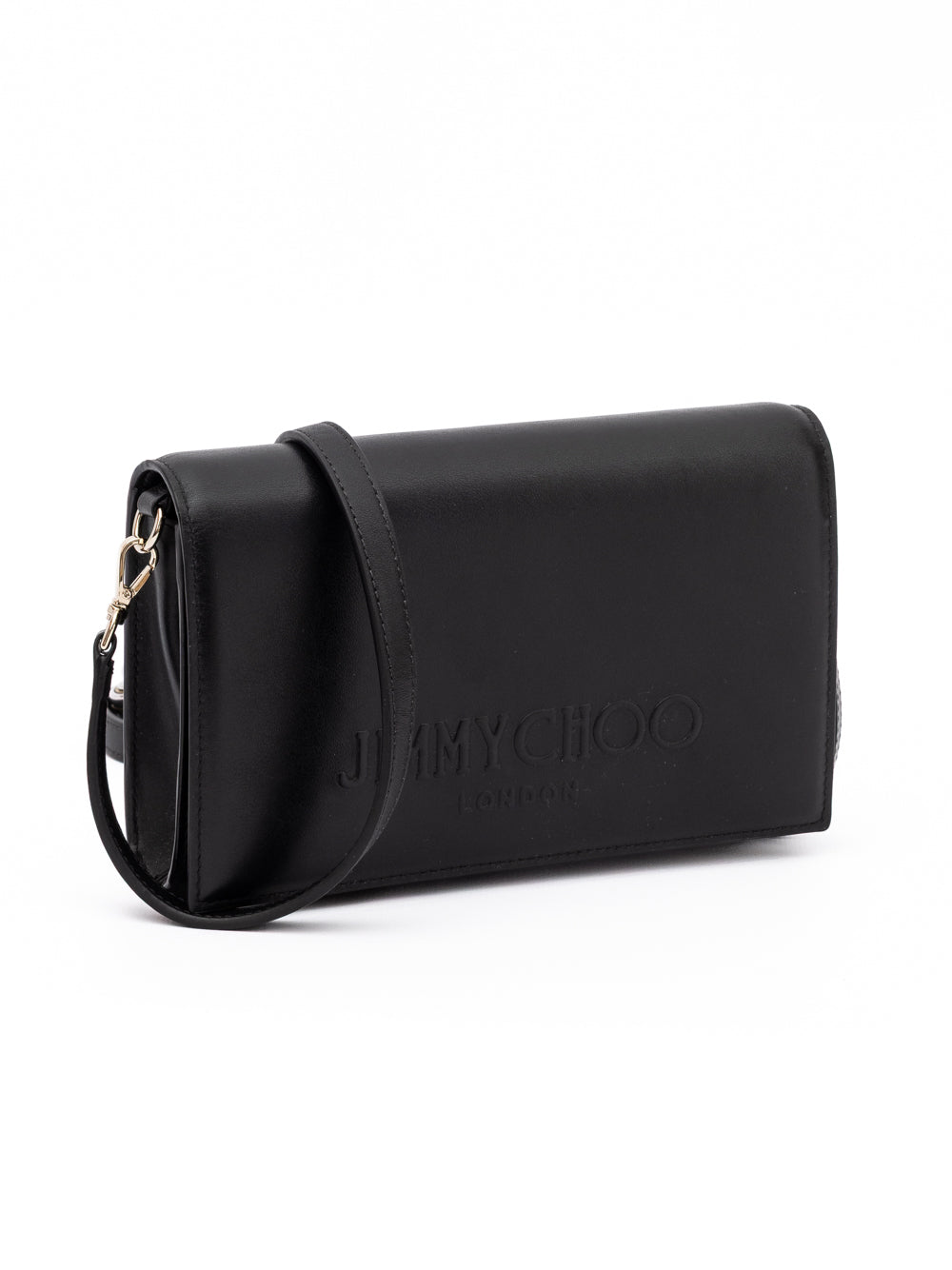 Black Avenue Leather Shoulder Strap Bag