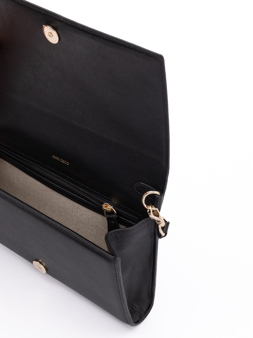 Black Avenue Leather Shoulder Strap Bag