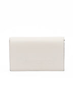White Avenue Leather Shoulder Strap Bag