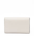 White Avenue Leather Shoulder Strap Bag