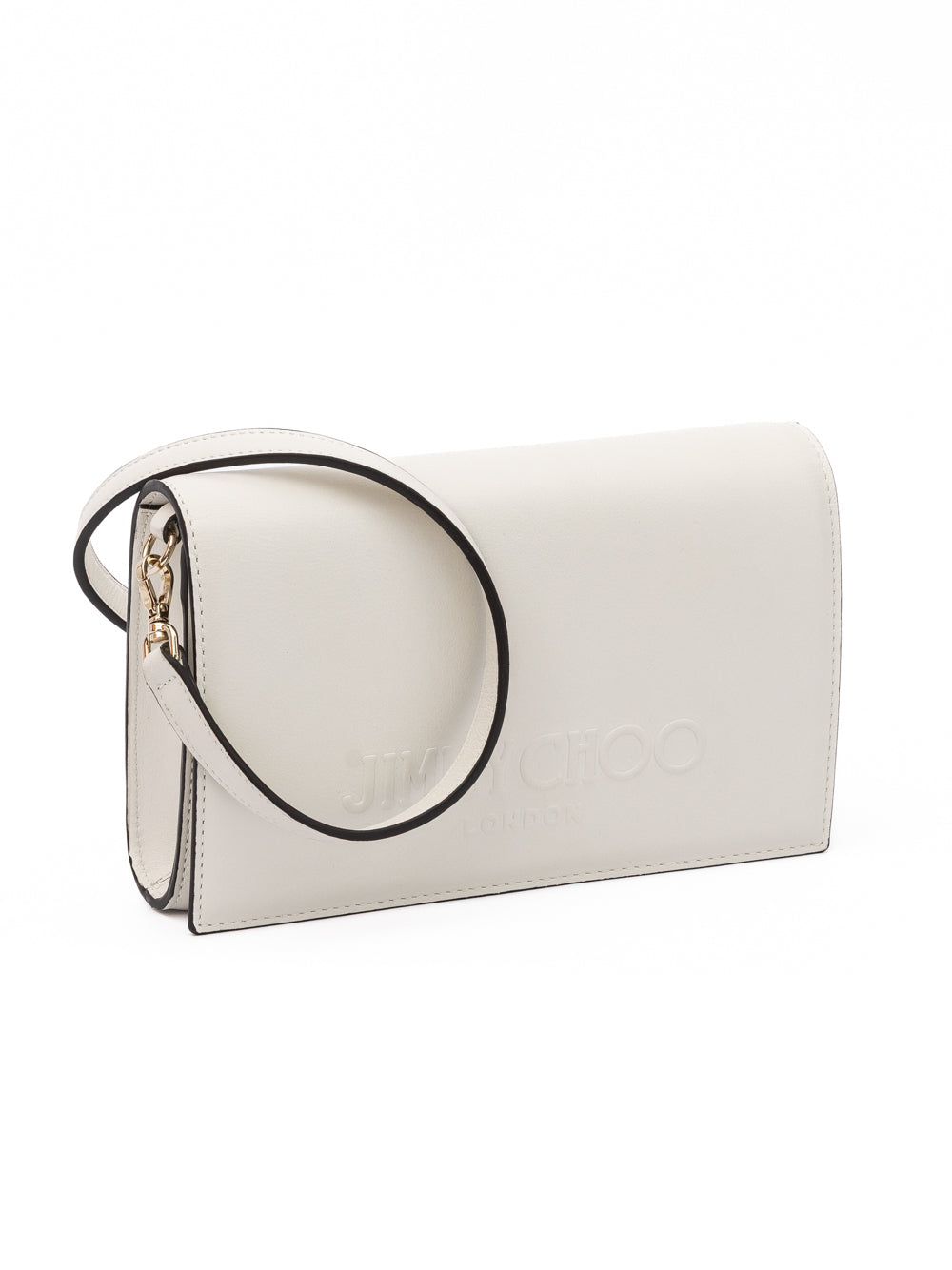 White Avenue Leather Shoulder Strap Bag