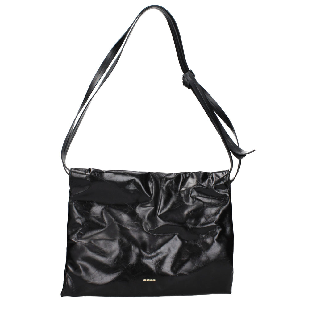 Black Leather Shoulder Bag