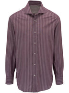 Bicolor Cotton Pattern Shirt