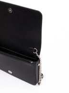 Black Leather Crossbody Bag