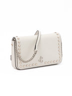 White Leather Crossbody Bag