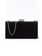 Black Satin Crossbody Bag