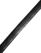 Brown Leather Silver Tone Metal Buckle Belt