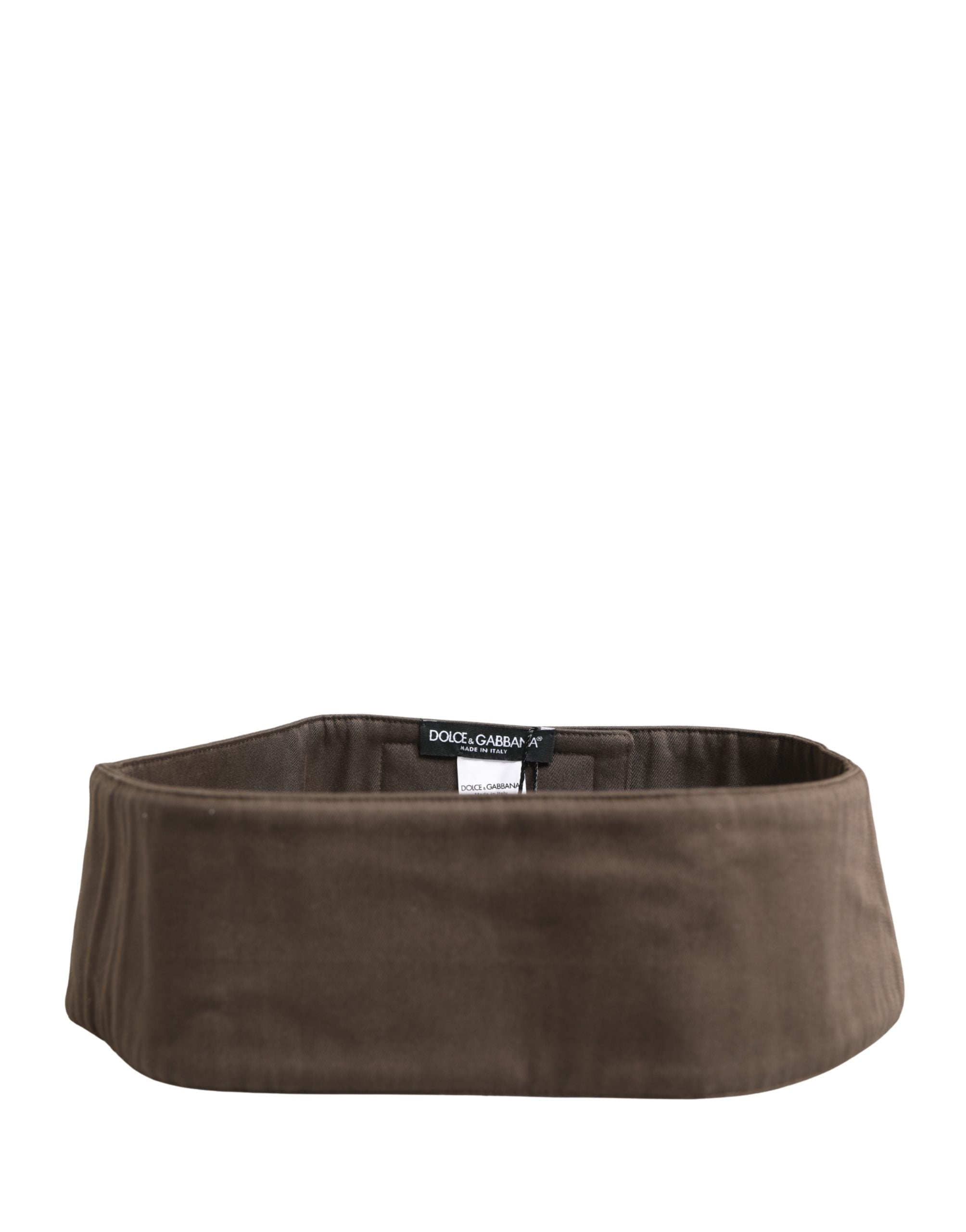 Brown Viscose Wide Belt Waist Cummerband Men