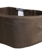 Brown Viscose Wide Belt Waist Cummerband Men