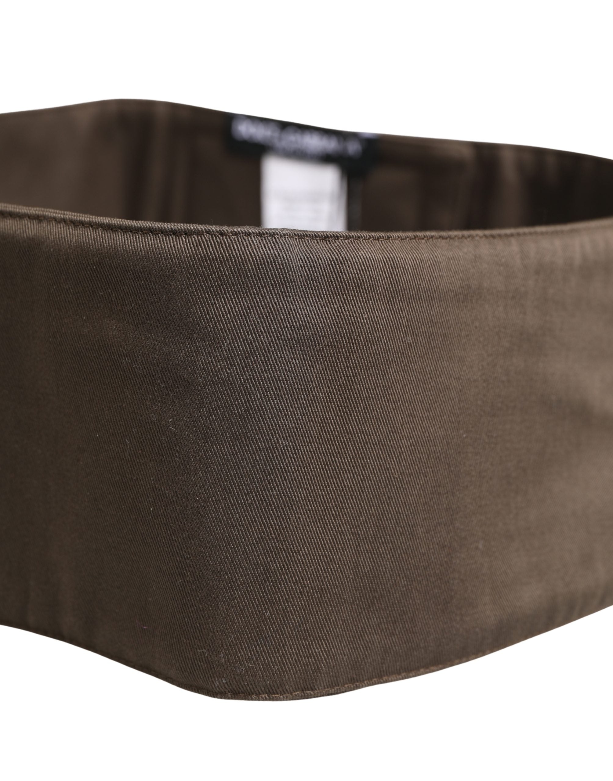 Brown Viscose Wide Belt Waist Cummerband Men