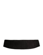 Black Velvet Wide Belt Waist  Cummerband Men