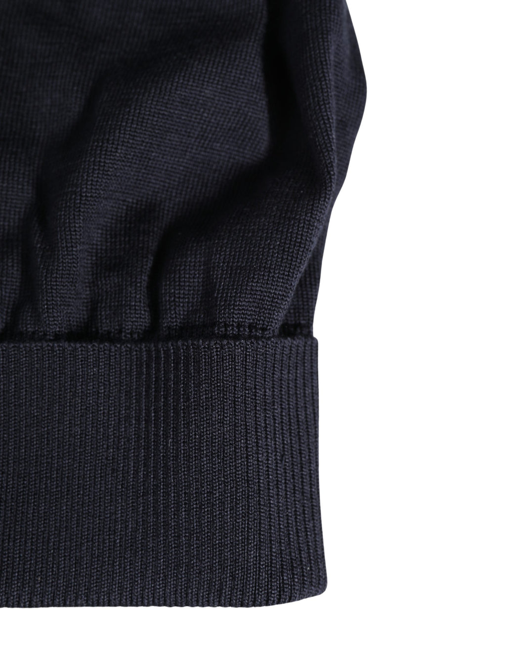 Black Solid Wool Knitted Winter Beanie Cap Hat