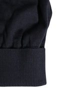 Black Solid Wool Knitted Winter Beanie Cap Hat