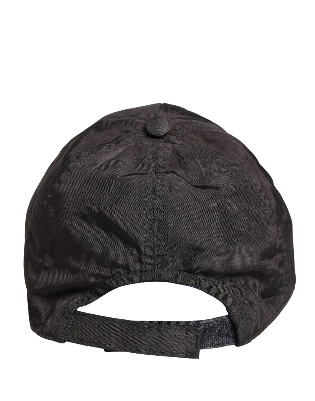 Men Black Cotton 6 Panels Baseball Cap Hat