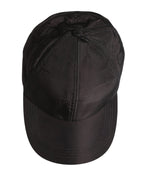 Men Black Cotton 6 Panels Baseball Cap Hat