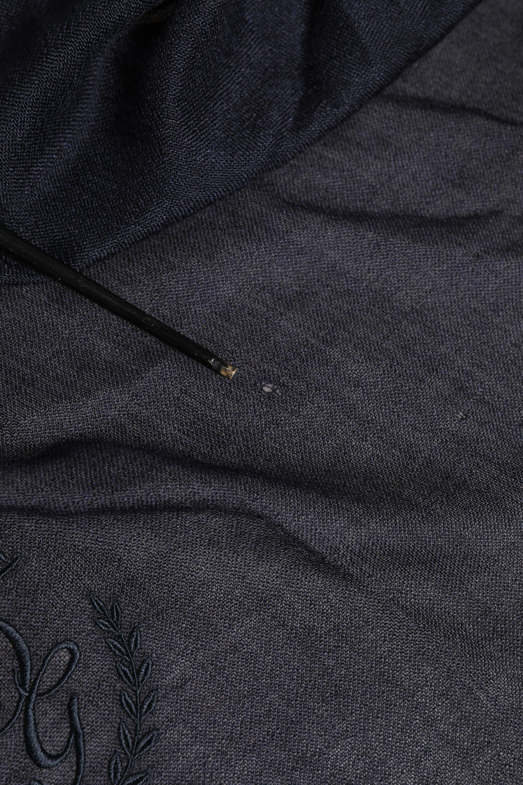 Blue Cashmere Fringes Wrap Foulard 70cm x 200cm  Scarf Men