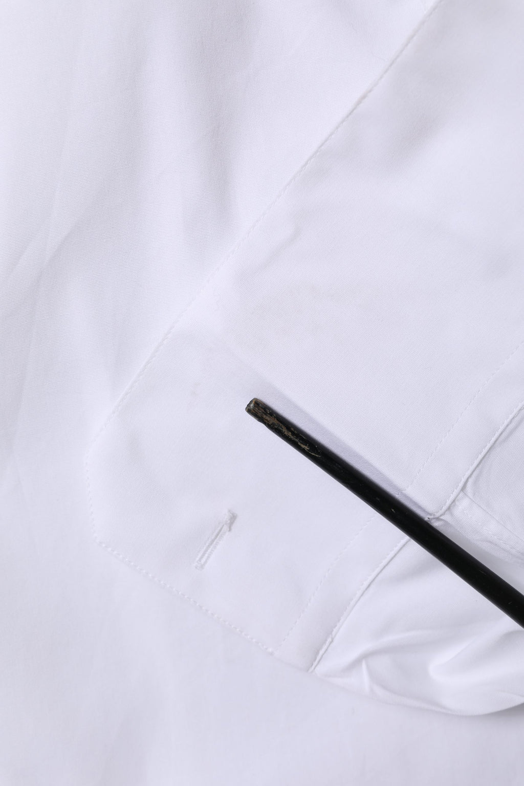 White Cotton GOLD Long Sleeves Formal Shirt