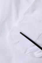 White Cotton GOLD Long Sleeves Formal Shirt