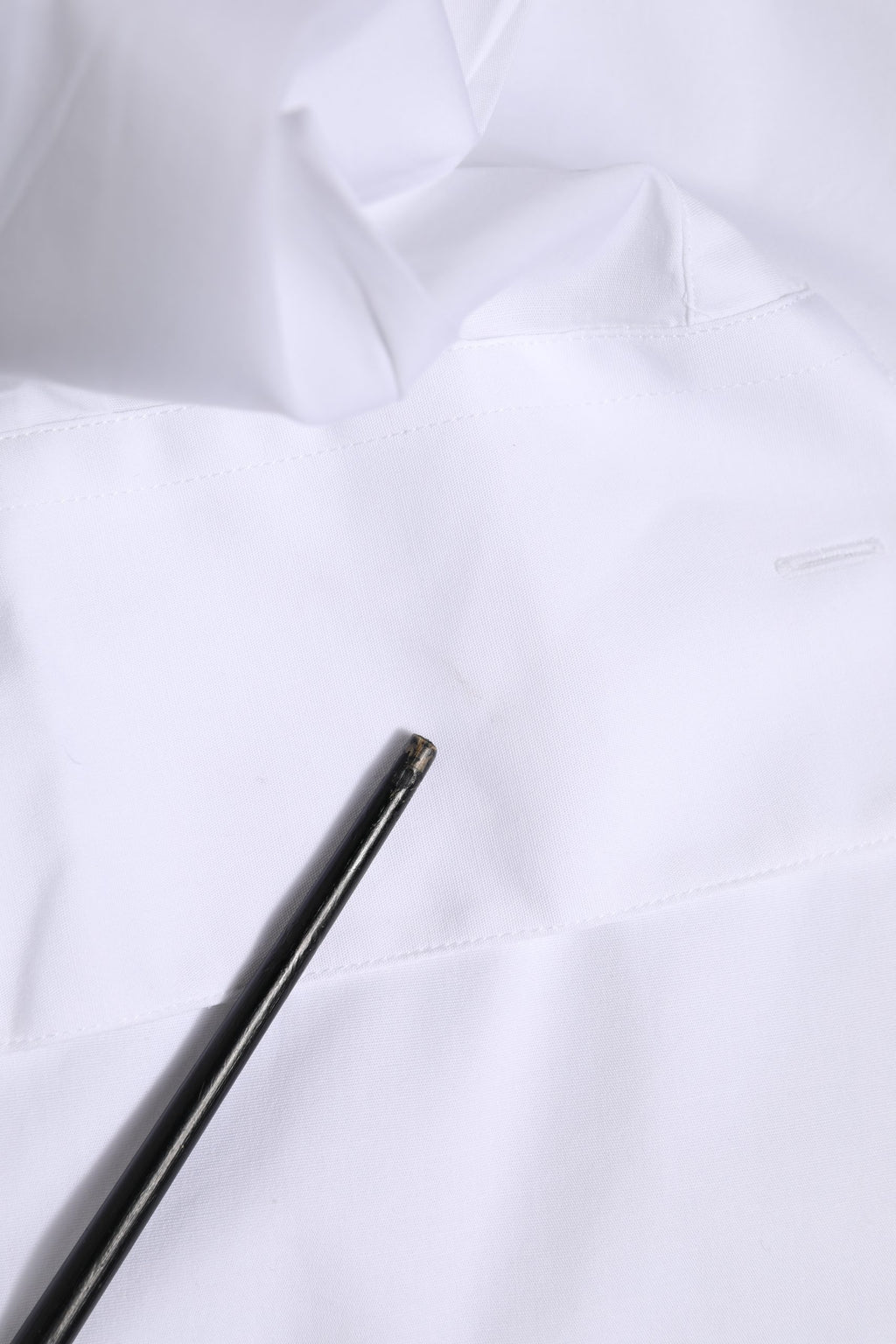 White Cotton GOLD Long Sleeves Formal Shirt