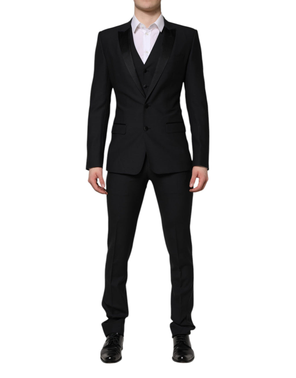 Dark Blue MARTINI 2 Buttons 3 Piece  Suit