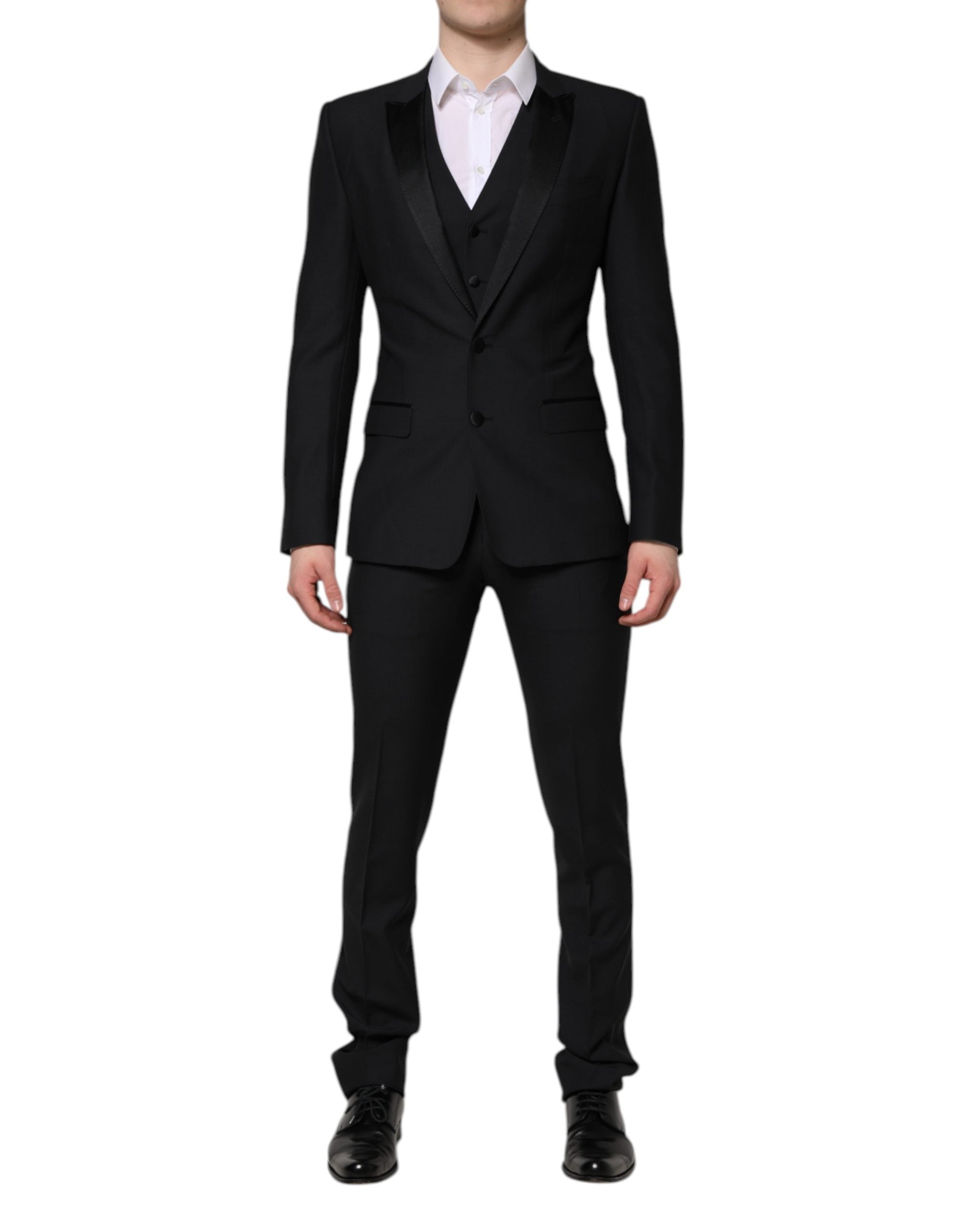 Dark Blue MARTINI 2 Buttons 3 Piece  Suit