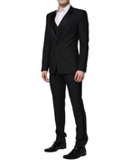 Dark Blue MARTINI 2 Buttons 3 Piece  Suit