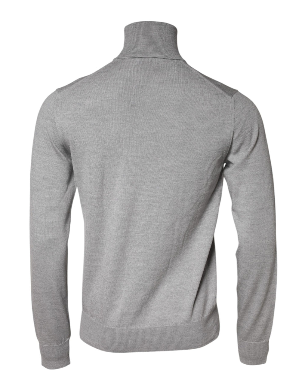 Gray LongSleeve Turtleneck Pullover Sweater