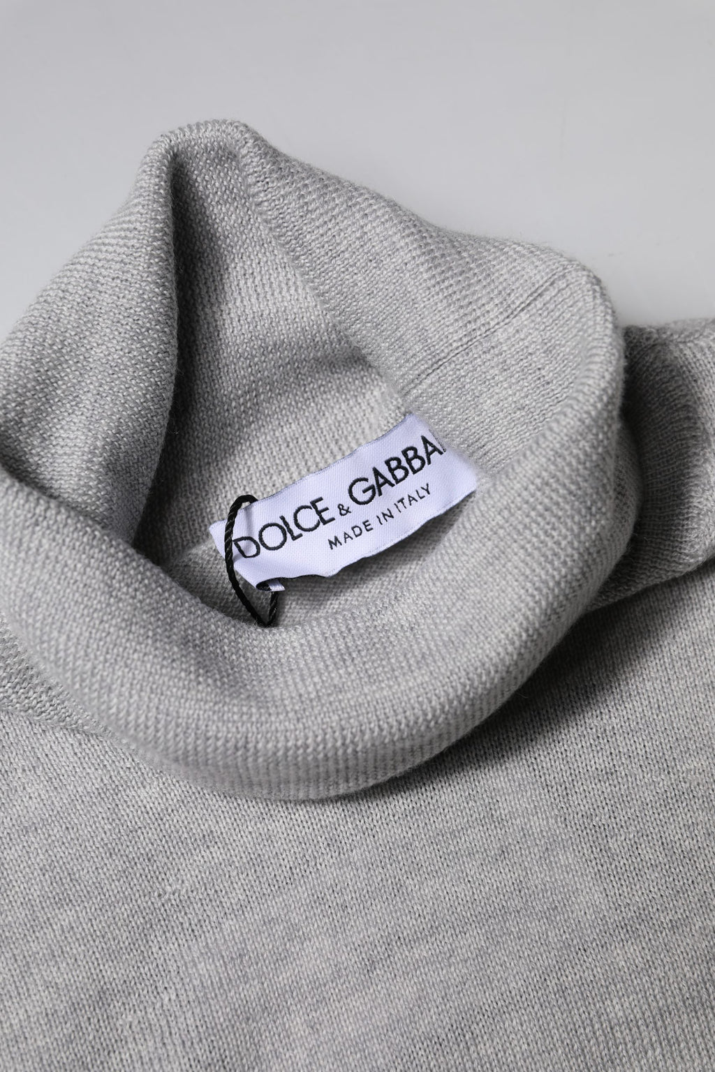 Gray LongSleeve Turtleneck Pullover Sweater