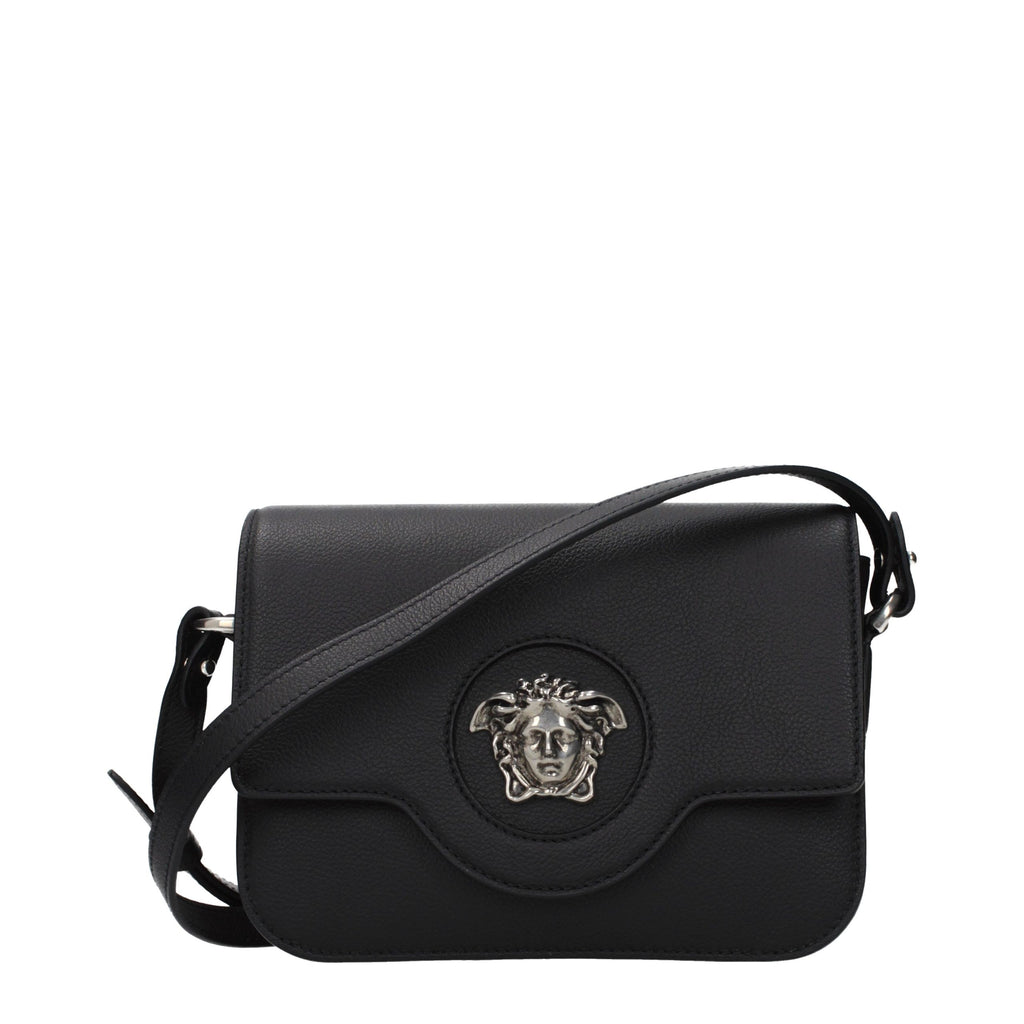 Black Leather Crossbody Bag