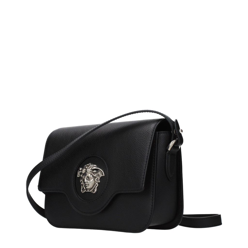 Black Leather Crossbody Bag