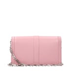 Pink Leather Shoulder Bag