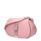 Pink Leather Shoulder Bag