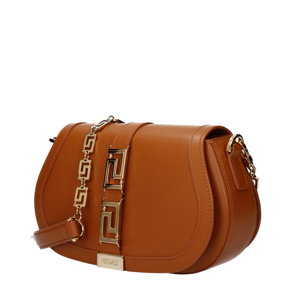 Brown Leather Shoulder Bag
