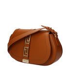 Brown Leather Shoulder Bag