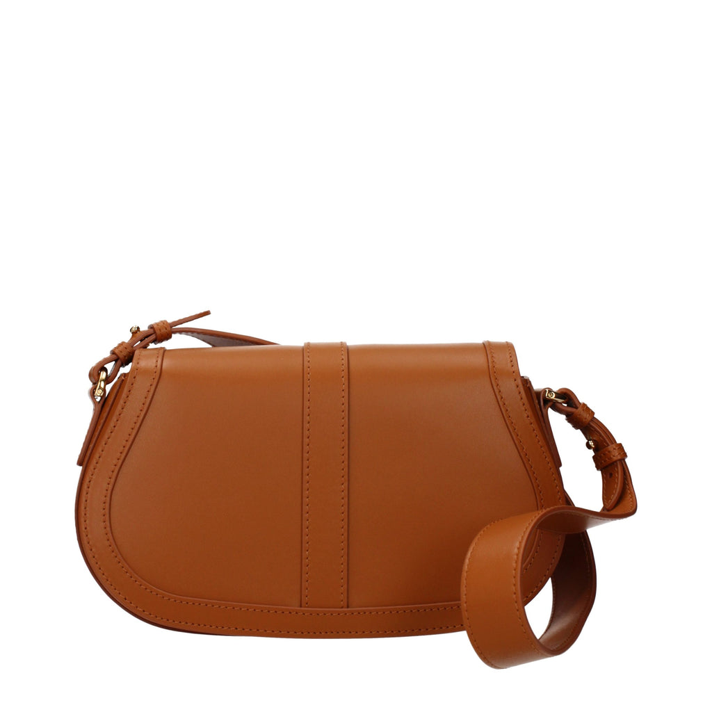 Brown Leather Shoulder Bag