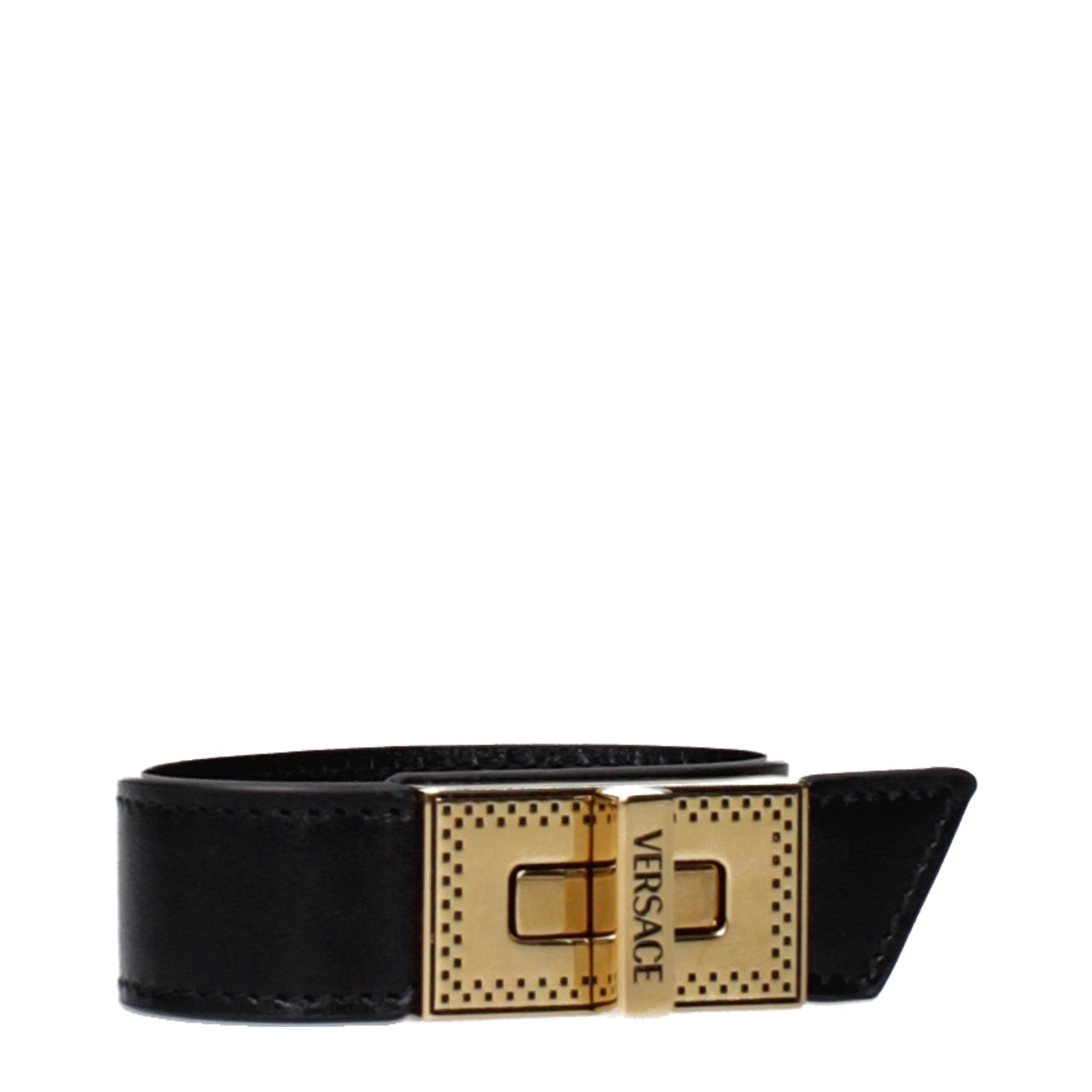 Black Leather Bracelet