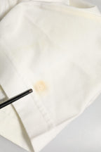 White Cotton Bandana Print CrewNeck T-shirt