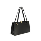 Black Calf Leather Bos Taurus Shoulder Bag