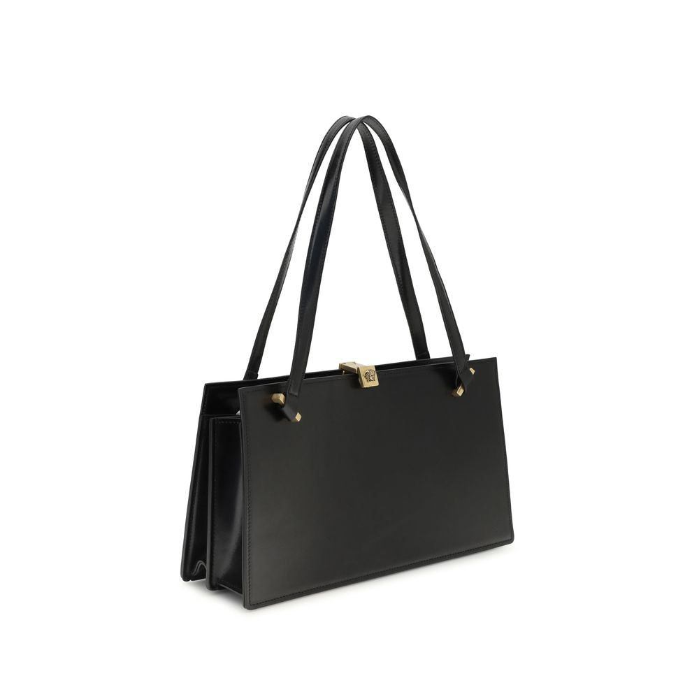 Black Calf Leather Bos Taurus Shoulder Bag