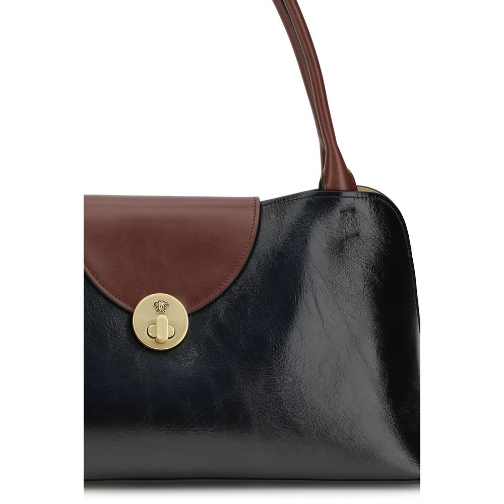 Black Calf Leather Bos Taurus Shoulder Bag